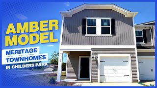 Amber Townhomes in Childers Park | Meritage Homes in Concord | End Unit Townhomes