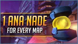 1 ANA NADE for EVERY MAP (Overwatch 1)