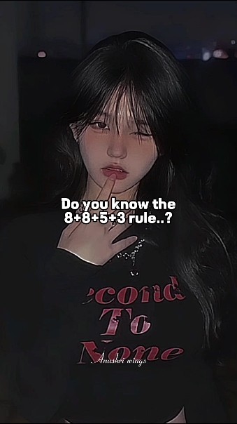 do-you-know-the-8-8-5-3-rule-shorts-explore-aesthetic-fyp