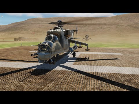 Видео: DCS World: Ми-24П. "Алеппо" на сервере =КВАС=. Вылет группой