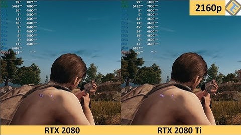 GeForce RTX 2080 Ti vs GeForce RTX 2080 (i7-9700K) in 10 Games. 4K Gameplay Benchmark Test