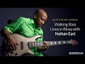 Bass Guitar Lesson: Walking Bass Lines in Blues with Nathan East || ArtistWorks