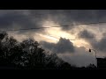 The Sun Setting Just Before a Storm Started (Canon VIXIA HF11 Raw Video)