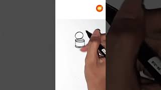 cara menggambar kaleng | part 4