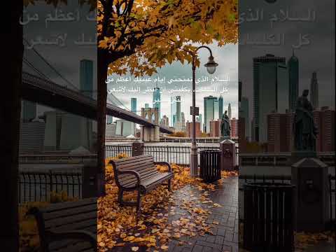 السلام الذي تمنحني إياه عينيك أعظم من كل الكلمات يكفيني أن أنظر إليك لأشعر أنني بخير