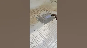 طريقة لحام فريزر المنيوم بلمبة اللحام 