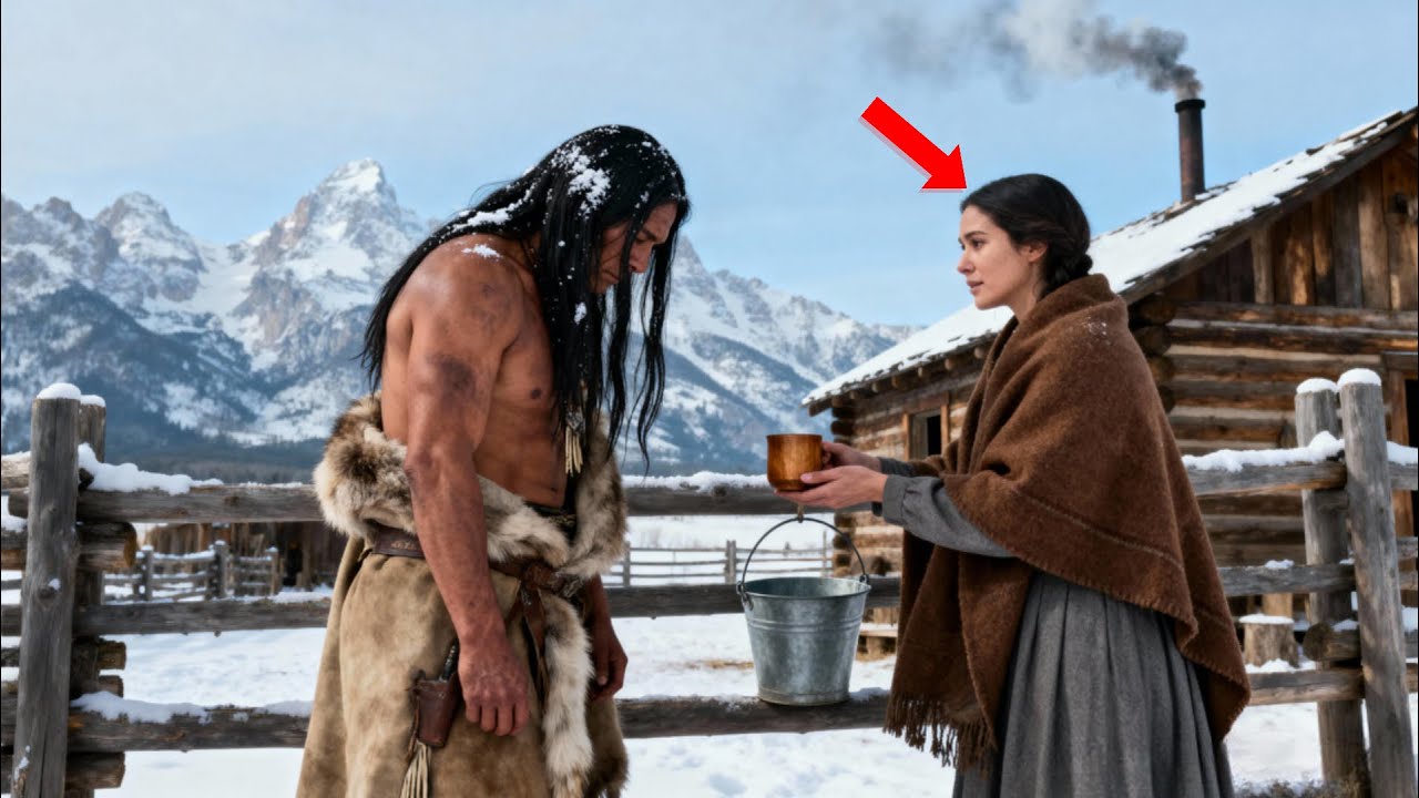 Giant Cherokee Came Begging for Milk with Shame in His Eyes—She Filled Pail, Then Touched His Hand