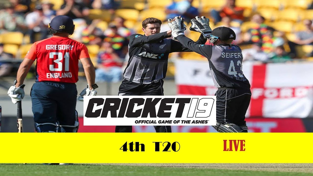 England Vs New Zealand 4th T20 Cricket 19 Gameplay Youtube