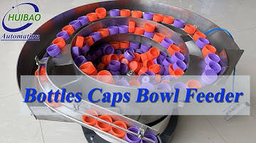 Huibao Automation- Customized One Bowl Feeder for Different Caps with adjustable Tracks
