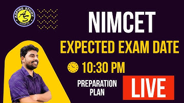 NIMCET 2021 Expected Exam Date & Preparation Plan
