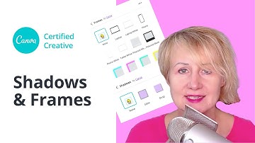 How to use SHADOWS and FRAMES in your next Canva Presentation
