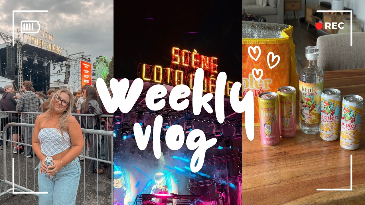 Weekly Vlog : Ma première expérience au Festient & Sephora Haul