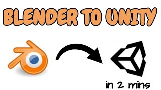 Export blender to unity | import 3d models in Unity | Blender to unity tutorial