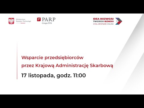 Wideokonferencja: Wsparcie przedsiębiorców przez Krajową Administrację Skarbową