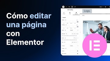 Como editar una página con Elementor