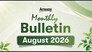 Amway August,2026 Offers, New Launched Product & Promotion (Amway Monthly Bulletin August.2026)