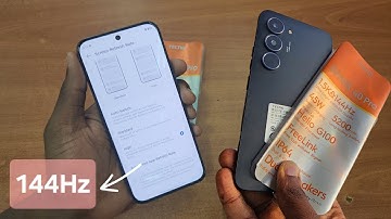 How To increase Spark 40 Pro screen refresh rate to 144Hz