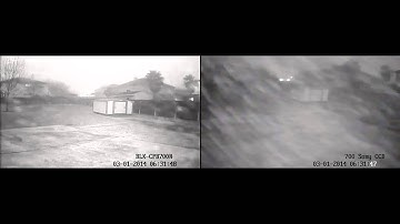 Defog vs. No Defog IR Camera Comparison