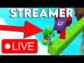 Fighting A Bedwars Streamer LIVE