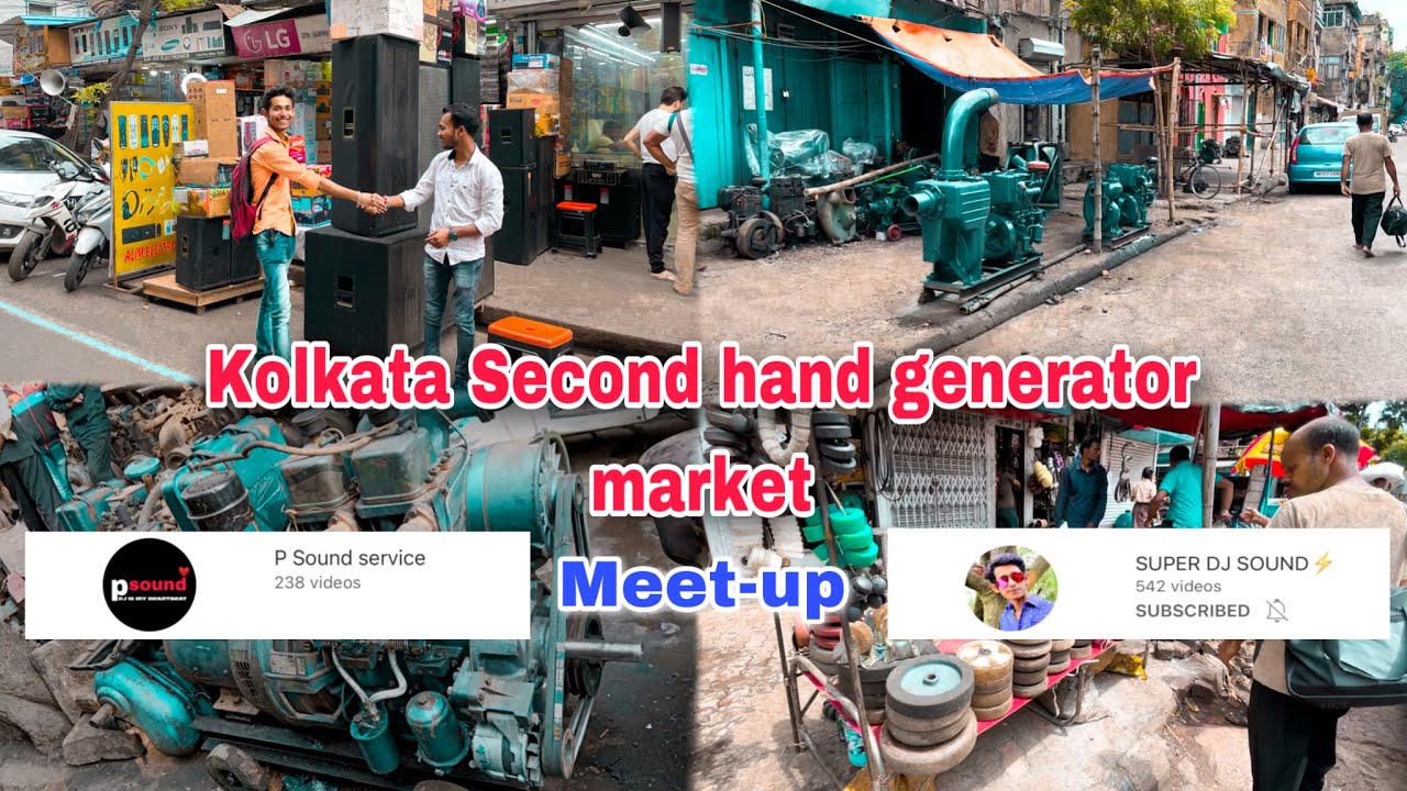 Kolkata 20kva Generator secondhand market || Meet-up with super dj sound full masti By pijush sarkar
