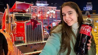 Караван Coca-Cola в Сербии, рисование и новогодние подарки🎄