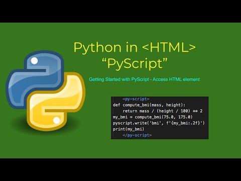 PyScript Tutorial - 003 | Access HTML element - YouTube