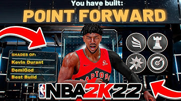 New Best Small Forward Build in NBA 2K22 Current-Gen • New Point Forward + Slashing Playmaker Build