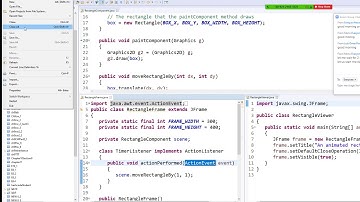 JAVA Programming -  GUI project move box by Timer