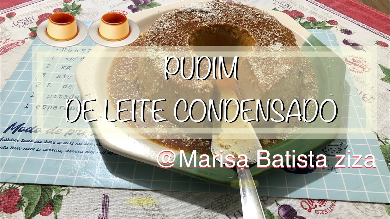 COMO fazer PUDIM DE LEITE CONDENSADO//super fácil