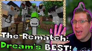 Minecraft Speedrunner VS 5 Hunters REMATCH Reaction! Dreams BEST Work?