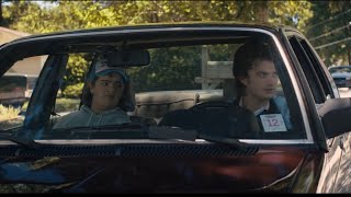 Dustin and Steve car scene