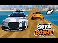 Modifiyeli Basık Arabalar Suya Düşme Parkurunda - GTA 5