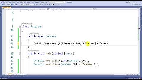 Enums in C#.NET | DotNet Academy