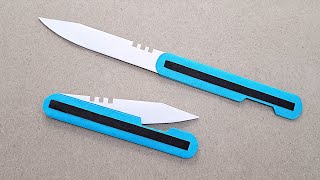 Kağittan Sustali Biçak Yapimi - How To Make A Paper Knife