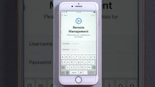 Remove MDM from iPhone #shorts