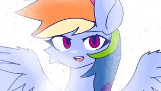 [MLP] Moonlight Meme | Rainbow Dash [by Rainboom虹爆]