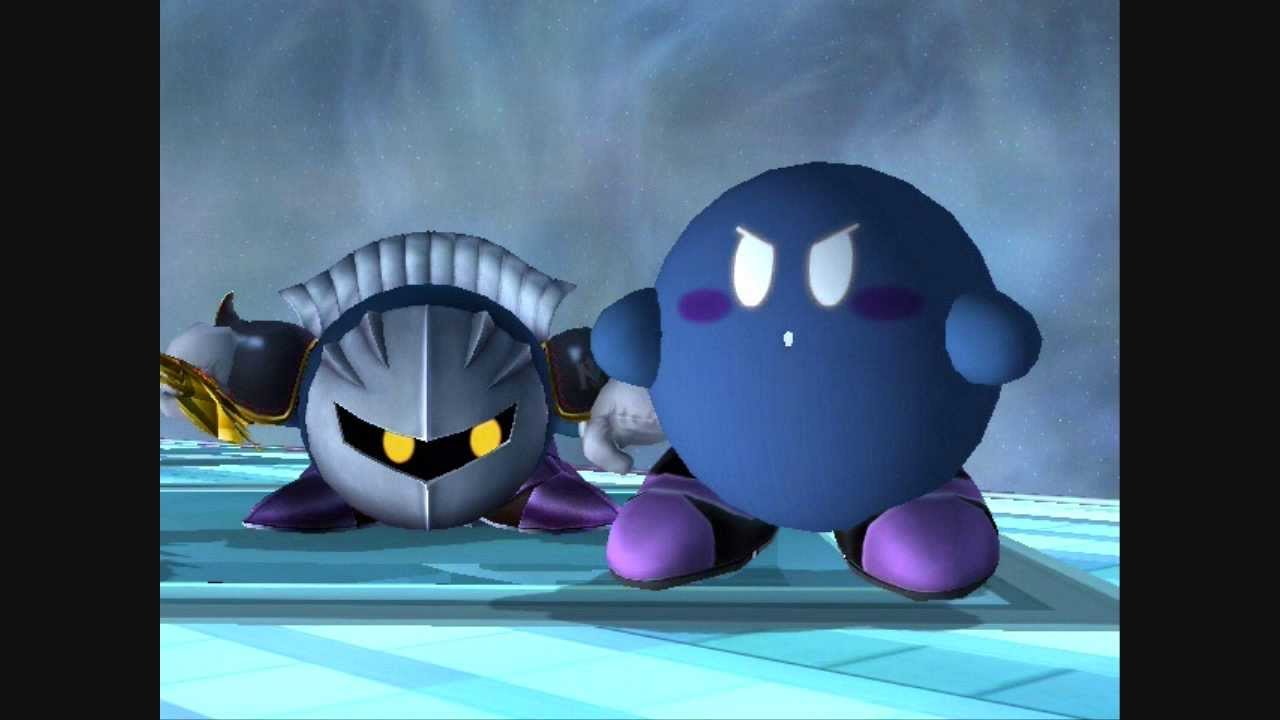 You know under the mask of meta knight is a blue kirby.P.S. where I say tha...