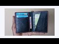 Making a Simple, Functional, Bifold cardholder wallet [FREE PATTERN]