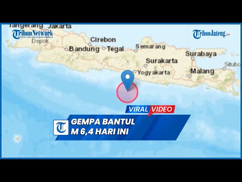 Gempa Bantul M 6,4 Hari Ini Terasa Sampai Semarang dan Pantura