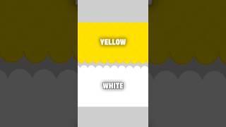 Learning colors for kids - yellow and white color for children / education video