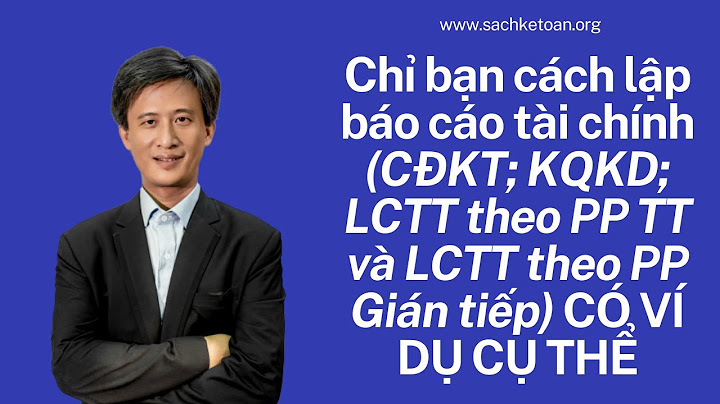 Bài tập lên báo cáo tài chính có lời giải