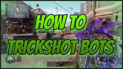 How to setup bots to trick shot in custom games      How to trick shot against bots