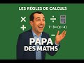 Règles de calcul (4) : Cours 5ème : Soustractions