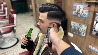 💈POV Barber ASMR - Full RELAXING Barbering Service - SKIN FADE & CLEAN SHAVE
