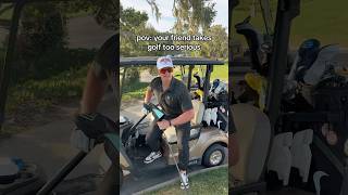 It’s always a competition! 😳💀 #golf #golfer #friend