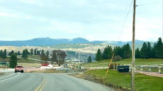 Scenic Spokane Valley, WA ASMR Driving | March 25, 2024