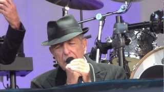 Leonard Cohen, Bird on the Wire, Amsterdam, 22-08-12.