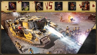 WH40k: Dawn of War 2 - 3v3 | AngryMetalGuy + Bulbus + StoiC [vs] Alpha + Grimm + Thaggoraki