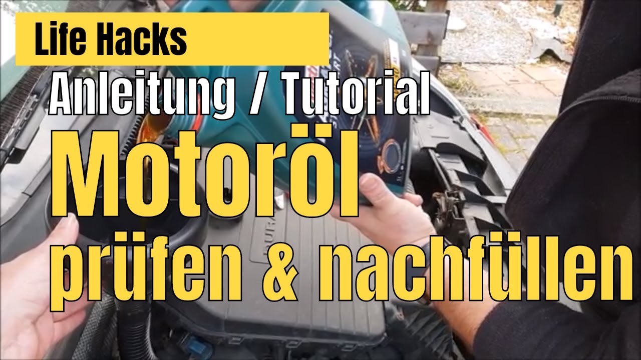 Motorol Prufen Tutorial Flussigkeiten Motorol Nachfullen Prufen Youtube