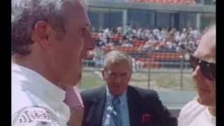 F1 Race Track Paul Newman, Stephen Boyd, Kirk Douglas Ontario Motor Speedway Usa